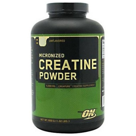 OPTIMUM NUTRITION creatina micronizada en polvo sin sabor 600 GM