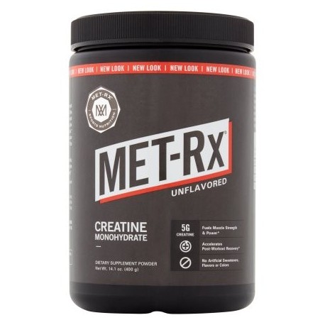 MET-Rx creatina 100% puro suplemento de creatina monohidrato dietética en polvo 141 oz