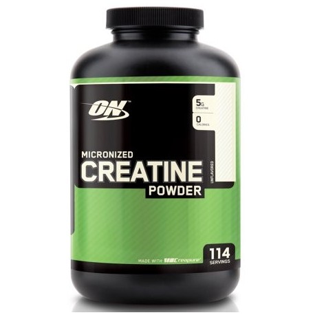 OPTIMUM NUTRITION - creatina micronizada Creapure polvo sin sabor - 600 gramos