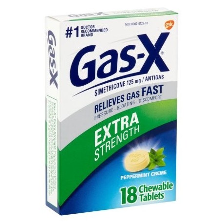 Gas-X menta Crema Extra Strength Antigas 18 quilates