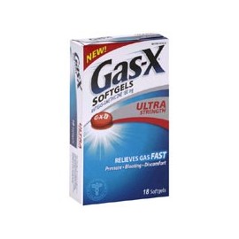 Gas X Ultra Fuerte antigas Cápsulas Blandas - 18 Softgels