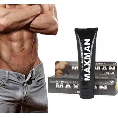 MAXMAN - CREMA PARA AGRANDAR EL PENE Y RETARDAR LA EYACULACION (50ML)