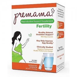 Premama - Fertilidad Soporte para la reproducción del suplemento sin sabor - 28 Paquete (s)