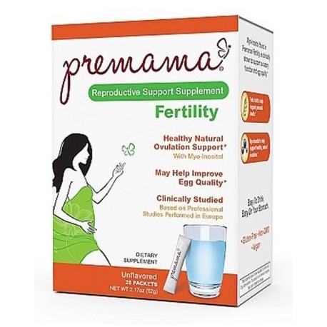 Premama - Fertilidad Soporte para la reproducción del suplemento sin sabor - 28 Paquete (s)