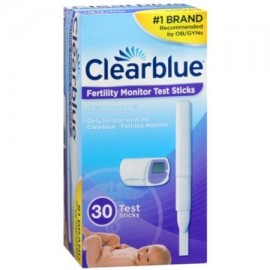 Clearblue Easy Prueba de control de la fertilidad Sticks 30 Cada (paquete de 6)