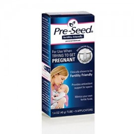 4 Paquete Pre-Seed Fertilidad Concepción friendly Lubricante Plus 9 Aplicadores Cada