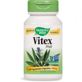 Nature's Way Vitex fruta 400 mg no GMO-Proyecto y Tru-ID- certificado 100 Ct