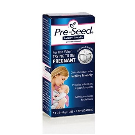 2 Paquete Pre-Seed Fertilidad Concepción friendly Lubricante Plus 9 Aplicadores Cada