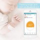 Temperatura alta tecnología inteligente de Macaron del bebé del color Termómetro inalámbrico Bluetooth Sensor Fiebre de aler