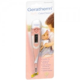 Geratherm bebé ColorChoice Termómetro Rosa 1 Cada (paquete de 4)