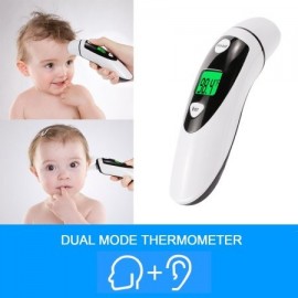 Fitnate del oído y del termómetro de frente infrarrojo para el médico instantánea del bebé adulto leer Fiebre IR Alarma tec
