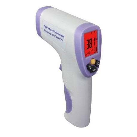 Cuerpo de la frente infrarrojo digital del bebé de la temperatura superficial del termómetro HT-820D termómetro