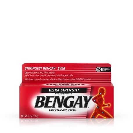 Crema Ultra Fuerte Bengay el alivio del dolor 4 Oz