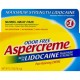Aspercreme con lidocaína Maximum Strength aliviar el dolor Creme 2.7 OZ