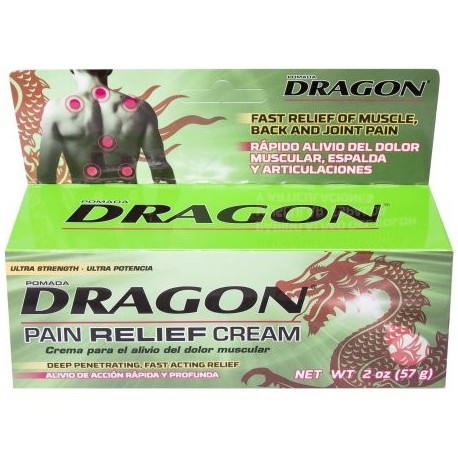 Pomada Dragon Ultra Fuerza Crema para aliviar el dolor 2 oz