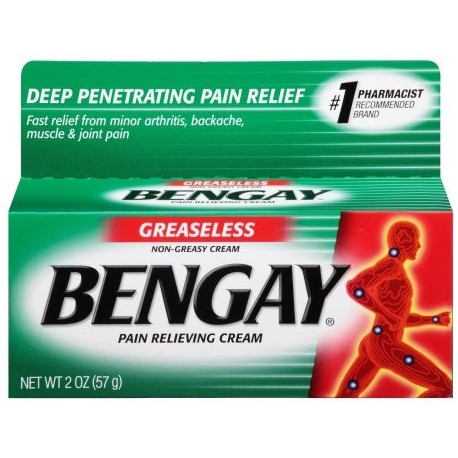 Bengay aliviar el dolor crema sin grasa 2 oz (Pack de 4)